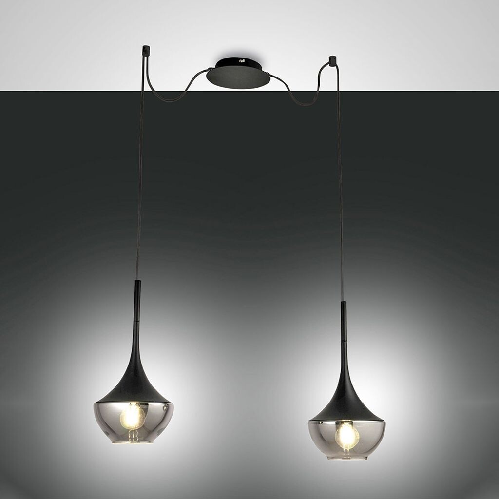 

Подвесной светильник Fabas Luce Apollo E27 2x40W, черный