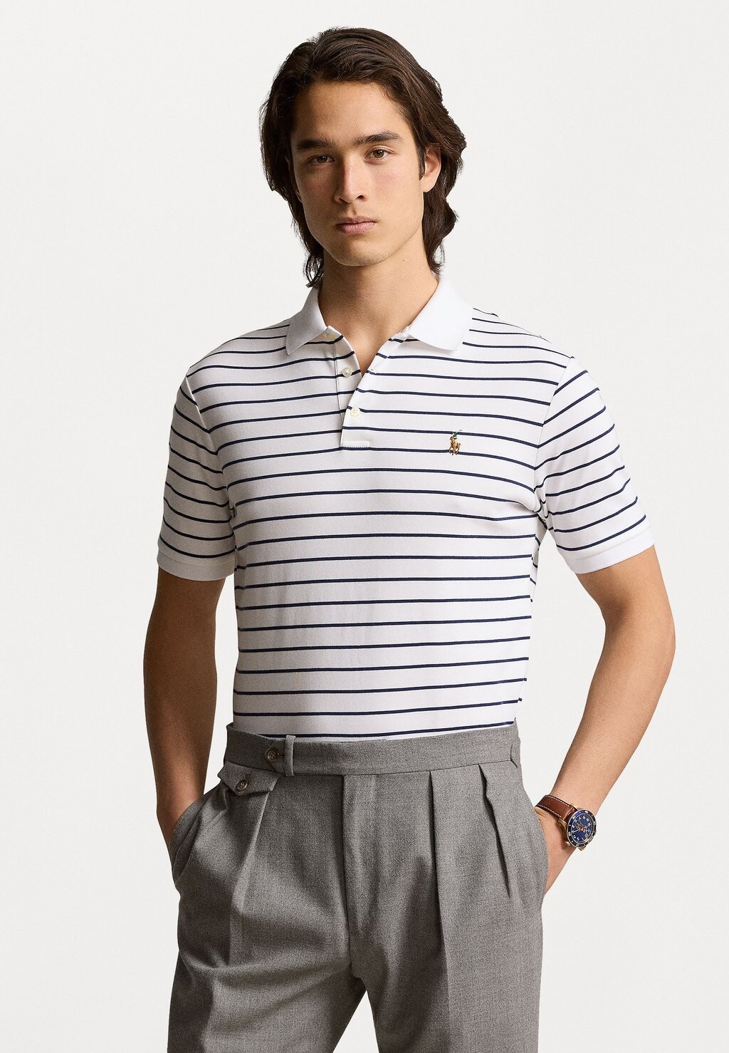 

Рубашка поло Ralph Lauren, белый