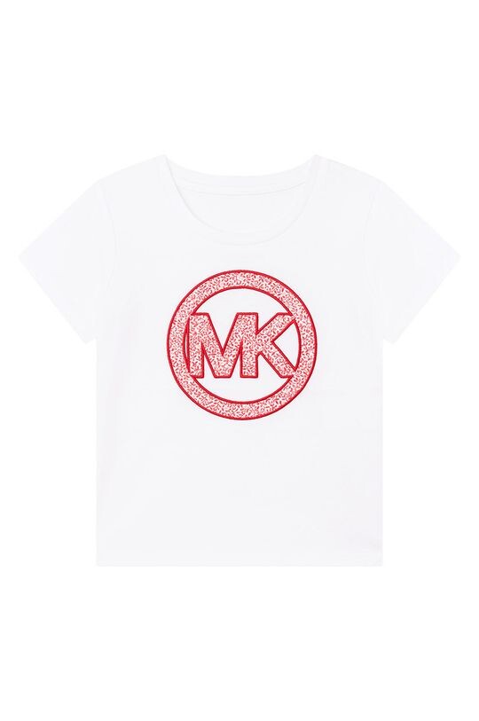 

Детская хлопковая футболка Michael Kors R15117.102.108, белый
