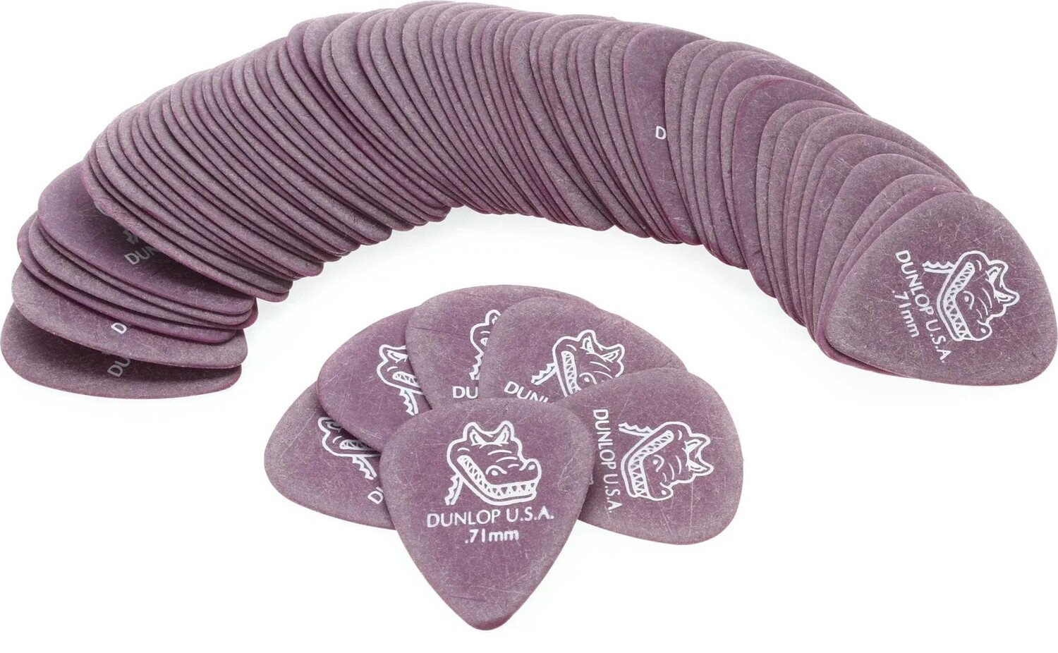 

Медиаторы Dunlop 417R071 Gator Grip — 0,71 мм, фиолетовые (72 шт. в упаковке)