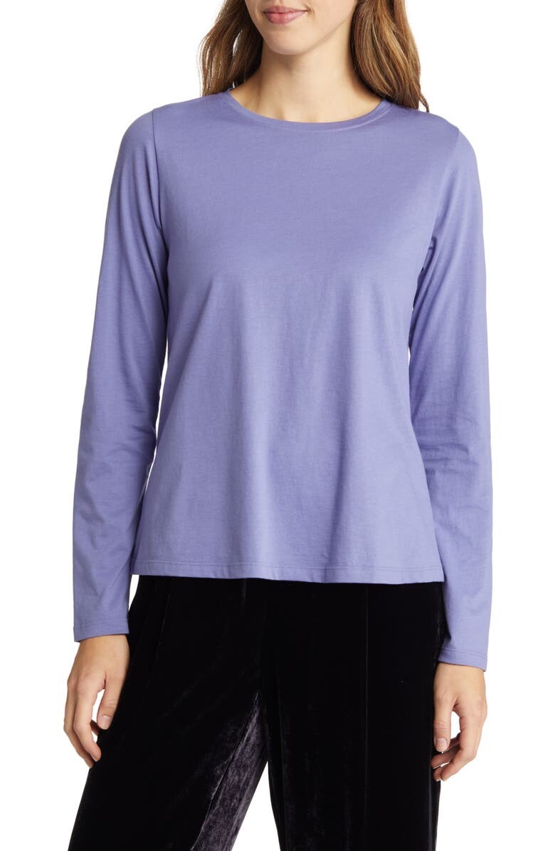 

Топ из органического хлопка с круглым вырезом EILEEN FISHER