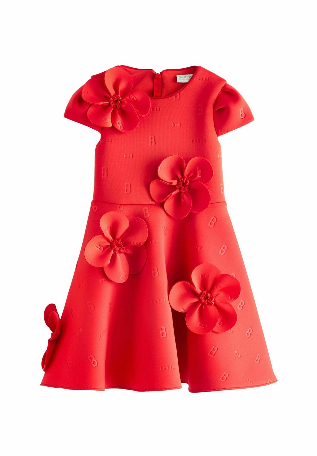 Платье повседневное CORSAGE EMBOSSED SCUBA-REGULAR FIT Baker by Ted Baker, цвет red