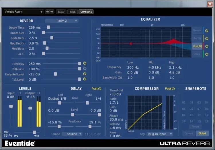 

Плагин реверберации Eventide UltraReverb