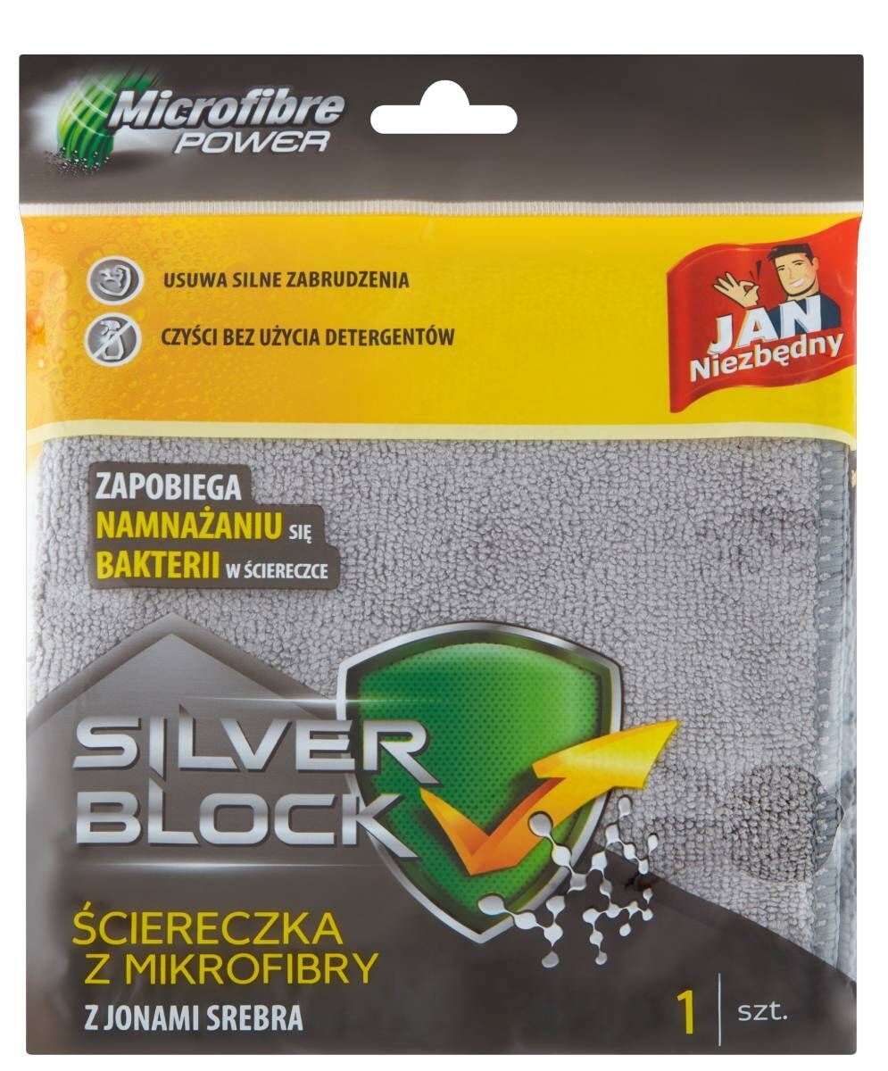 Чистящая ткань Jan Niezbędny Silver Block, 1 шт