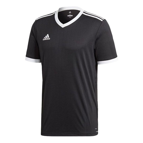 Футболка Men's adidas Athleisure Casual Sports Training Short Sleeve Black T-Shirt, черный футболка adidas colorblock athleisure casual sports short sleeve white t shirt белый