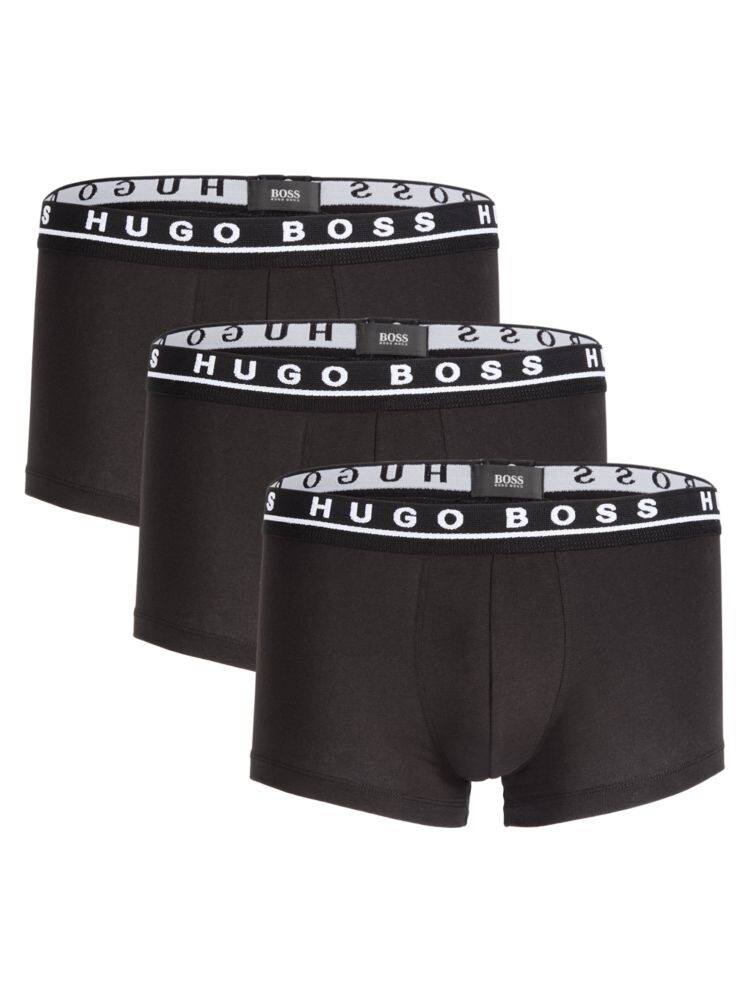 

Комплект из 3 трусов-боксеров с логотипом Boss, черный