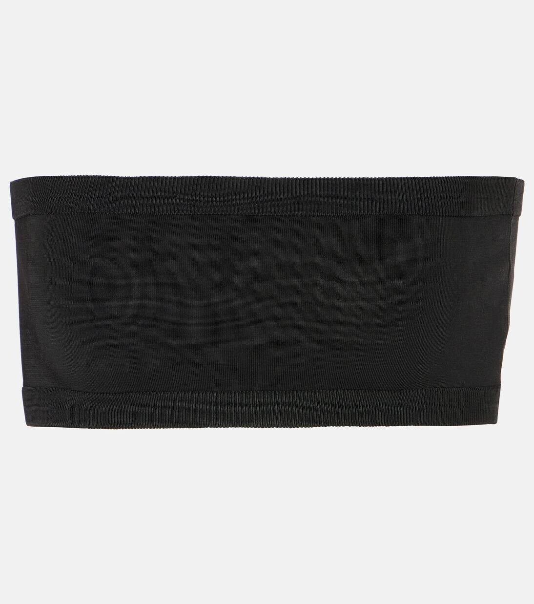 

Топ бандо Saint Laurent, черный