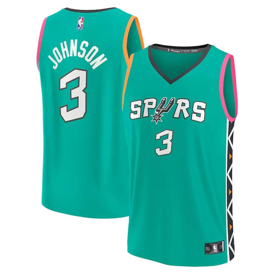 

Джерси Fanatics Branded San Antonio Spurs, бирюзовый