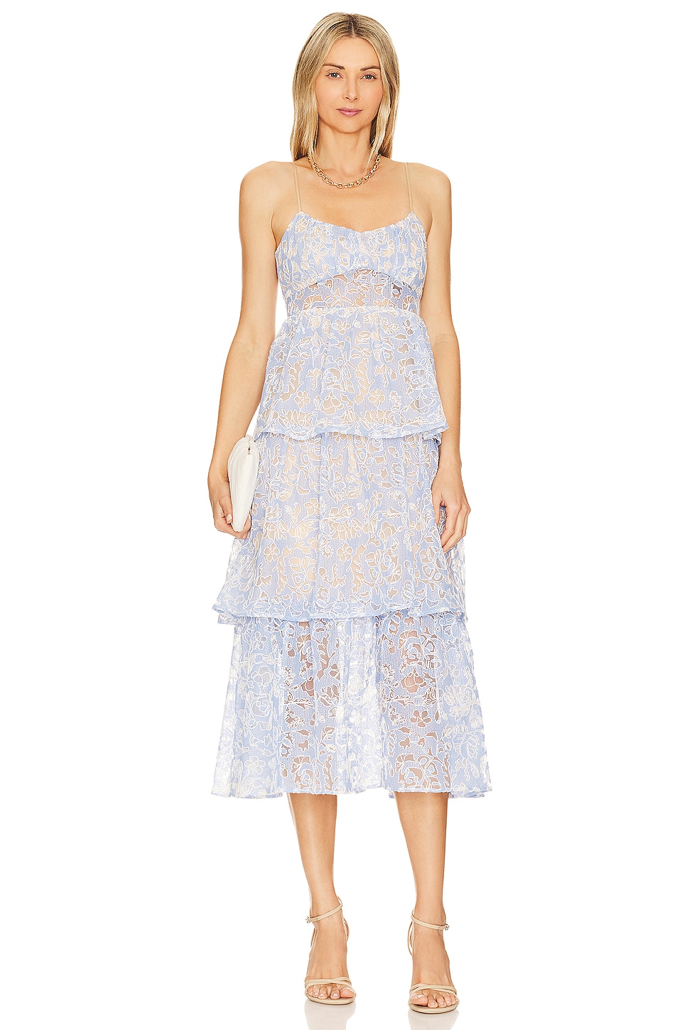 Платье LIKELY Santos, цвет Bluebell & White
