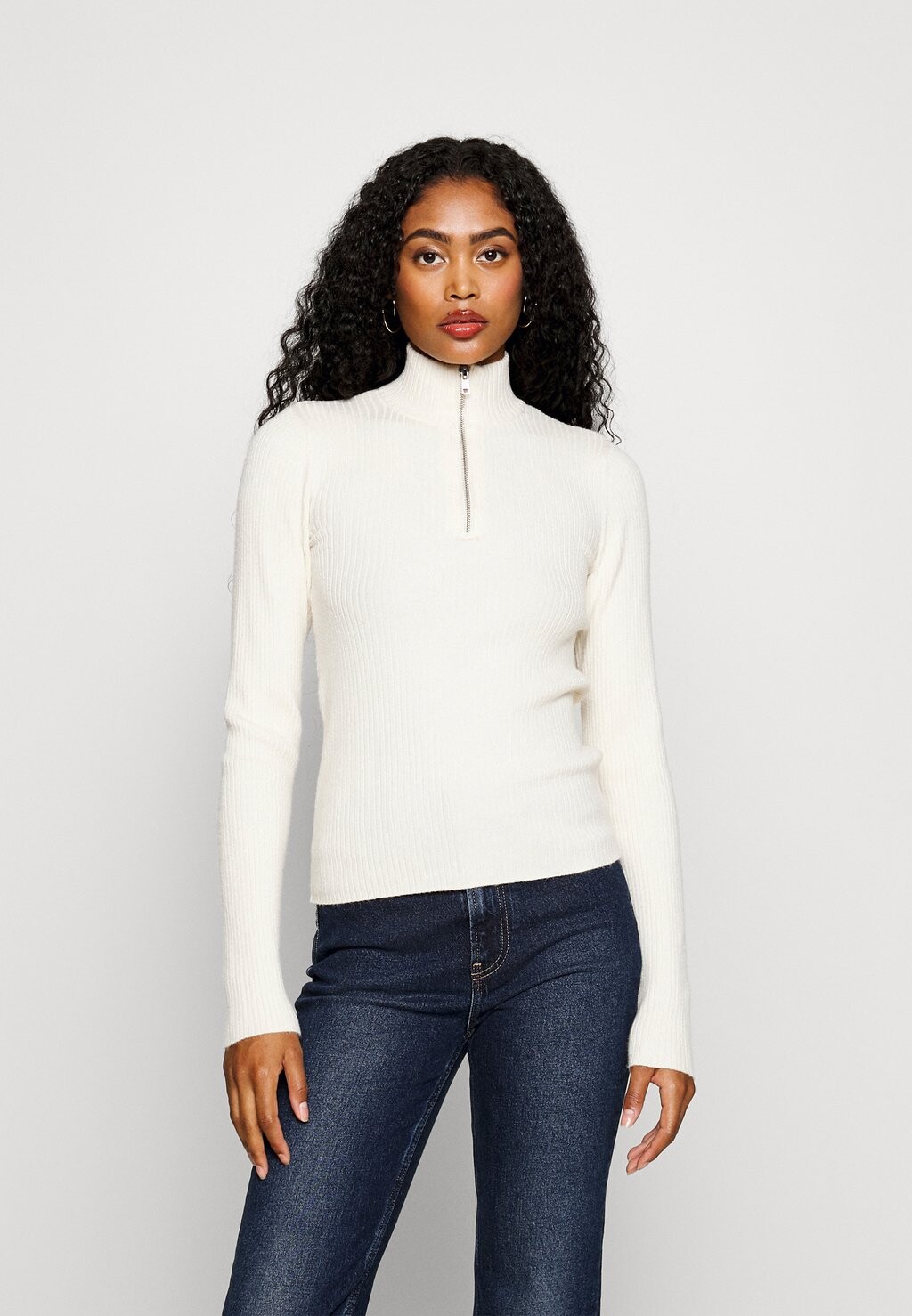 

Свитшот Vero Moda ПУЛОНКИ МОЛНИИ VMGOLD HIGH NECK, цвет birch