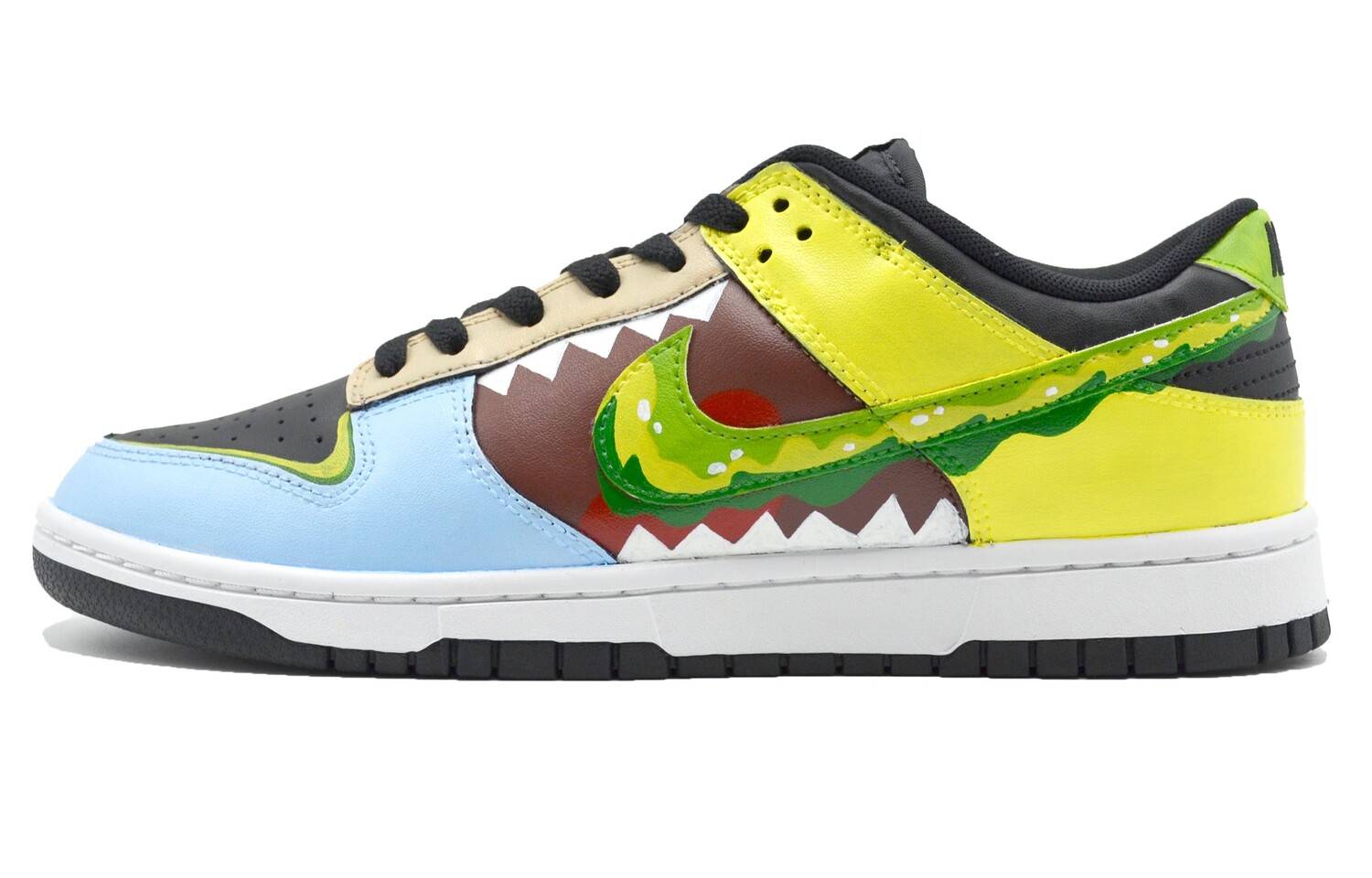 

Кроссовки Nike Dunk Skateboarding Shoes Men Low-top Yellow, желтый