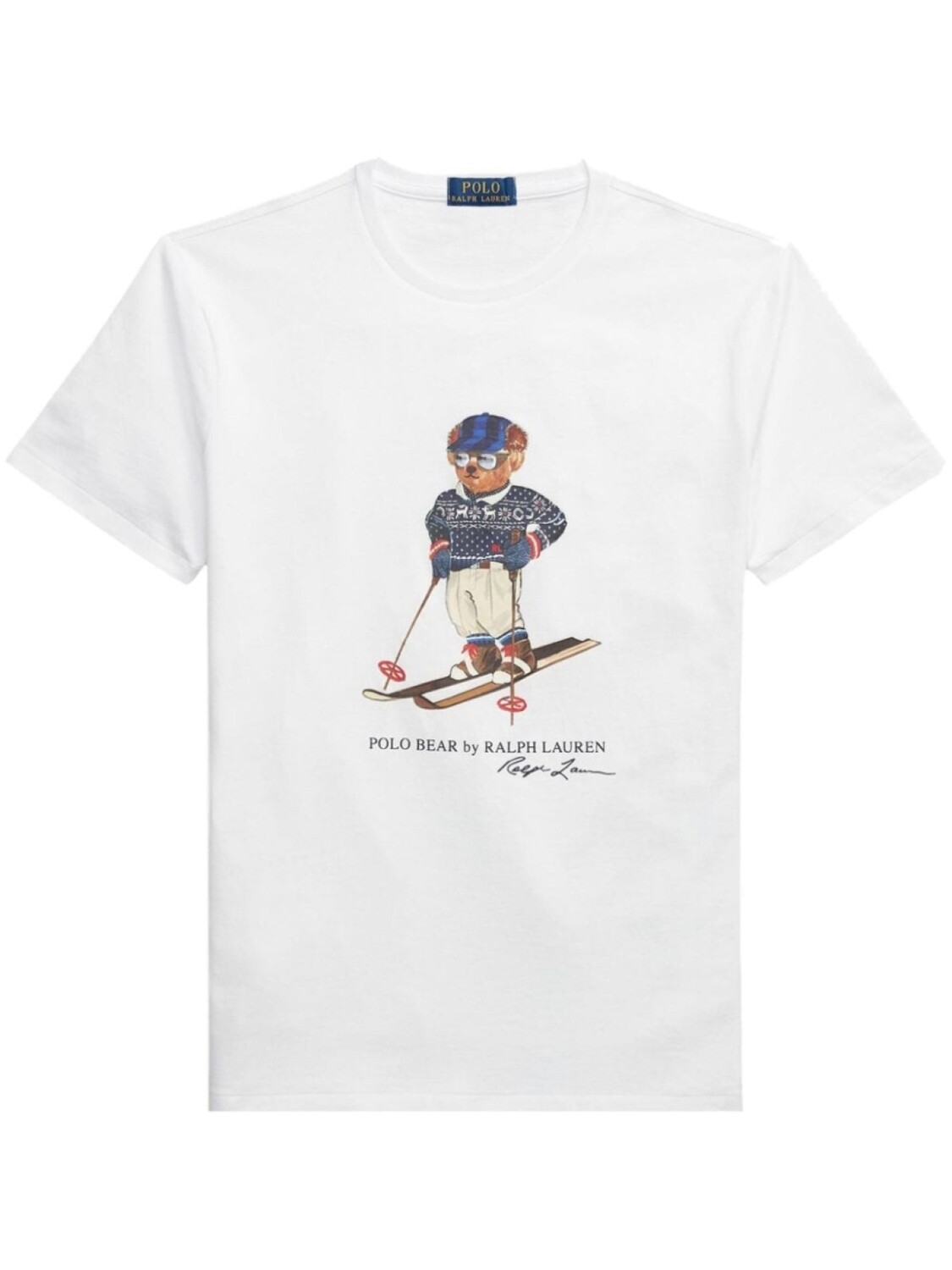 

Polo Ralph Lauren футболка с принтом Teddy Bear, белый