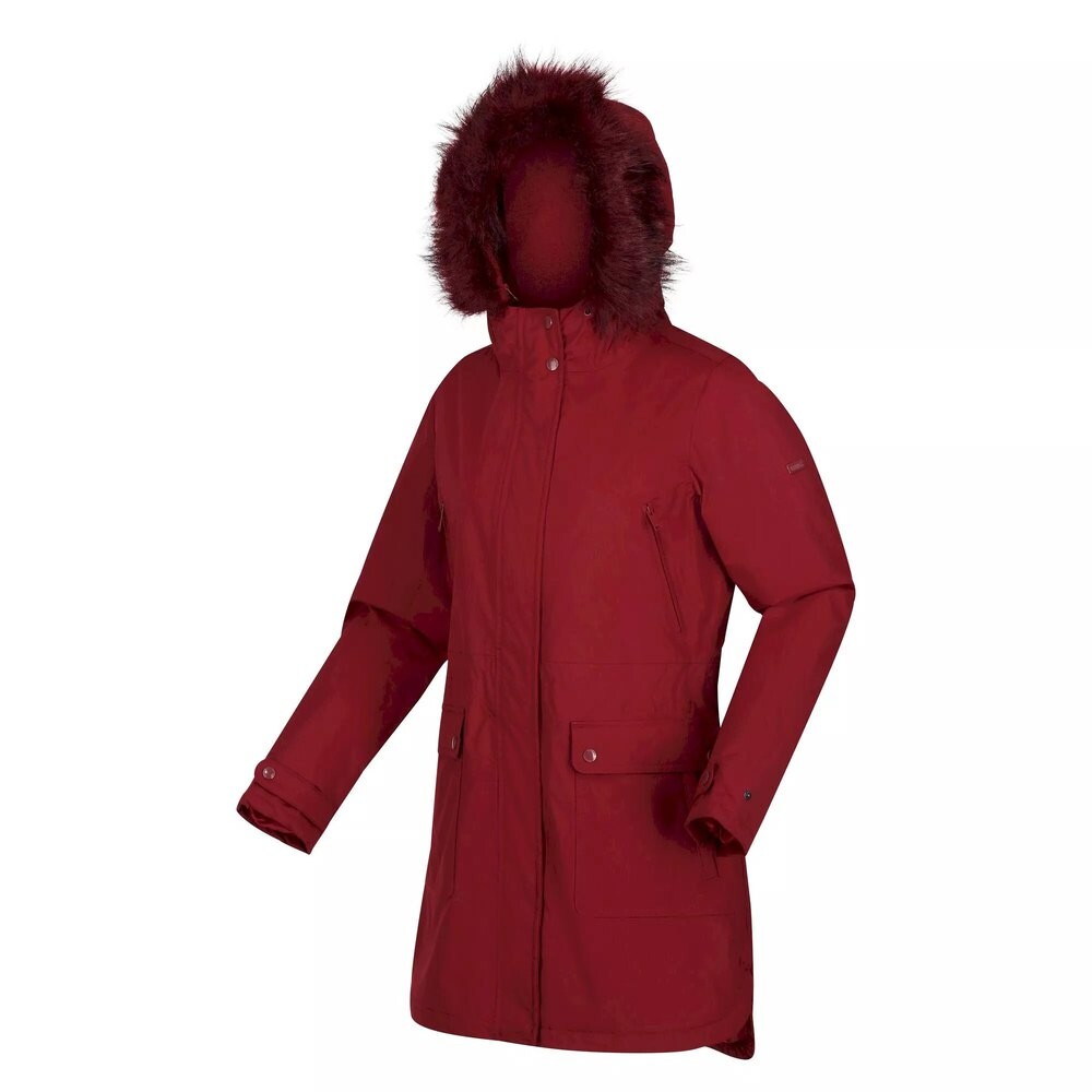

Парка Regatta Sabinka Faux Fur Trim, красный
