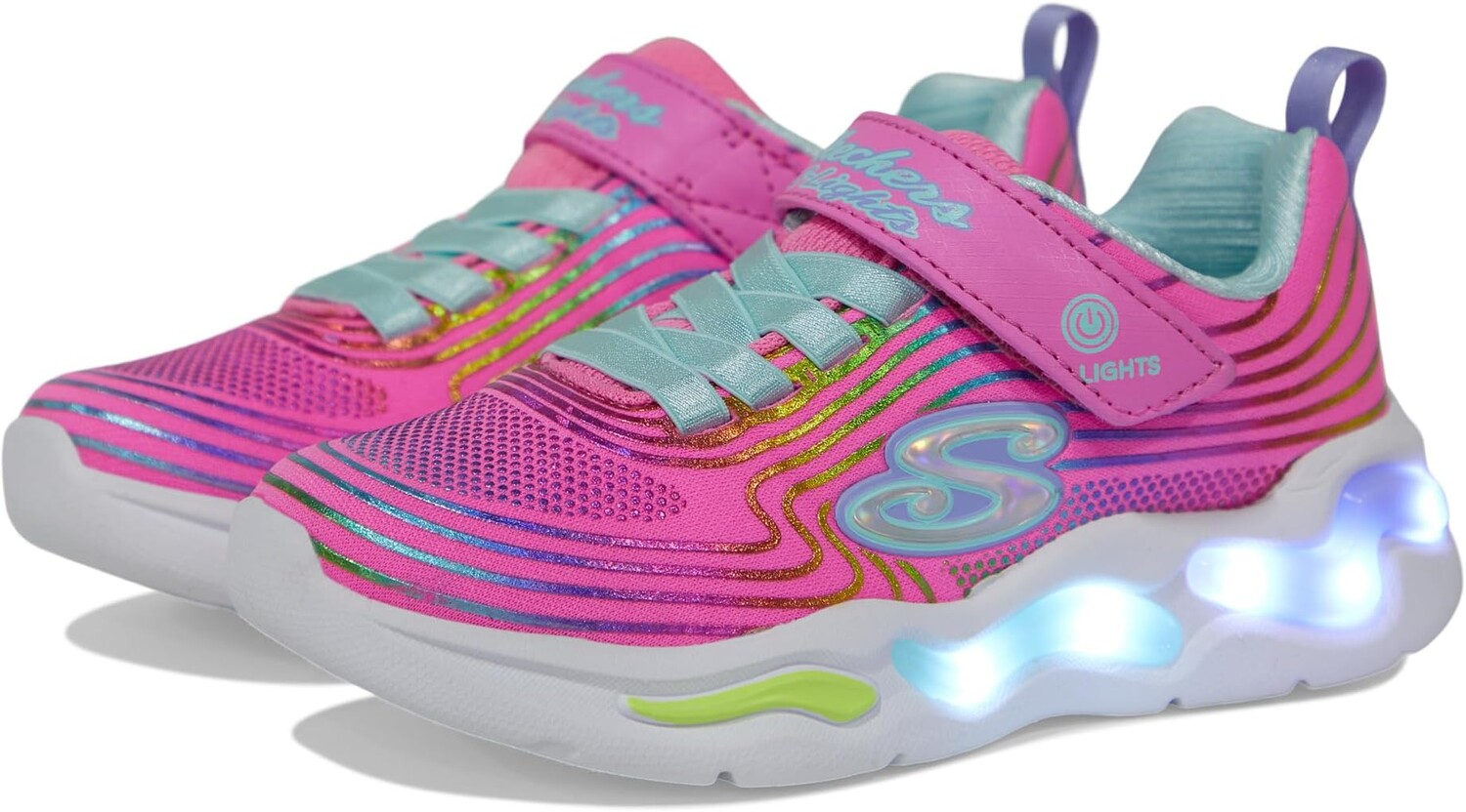 

Кроссовки Wavy Beams 302338L SKECHERS KIDS, цвет Pink/Multi