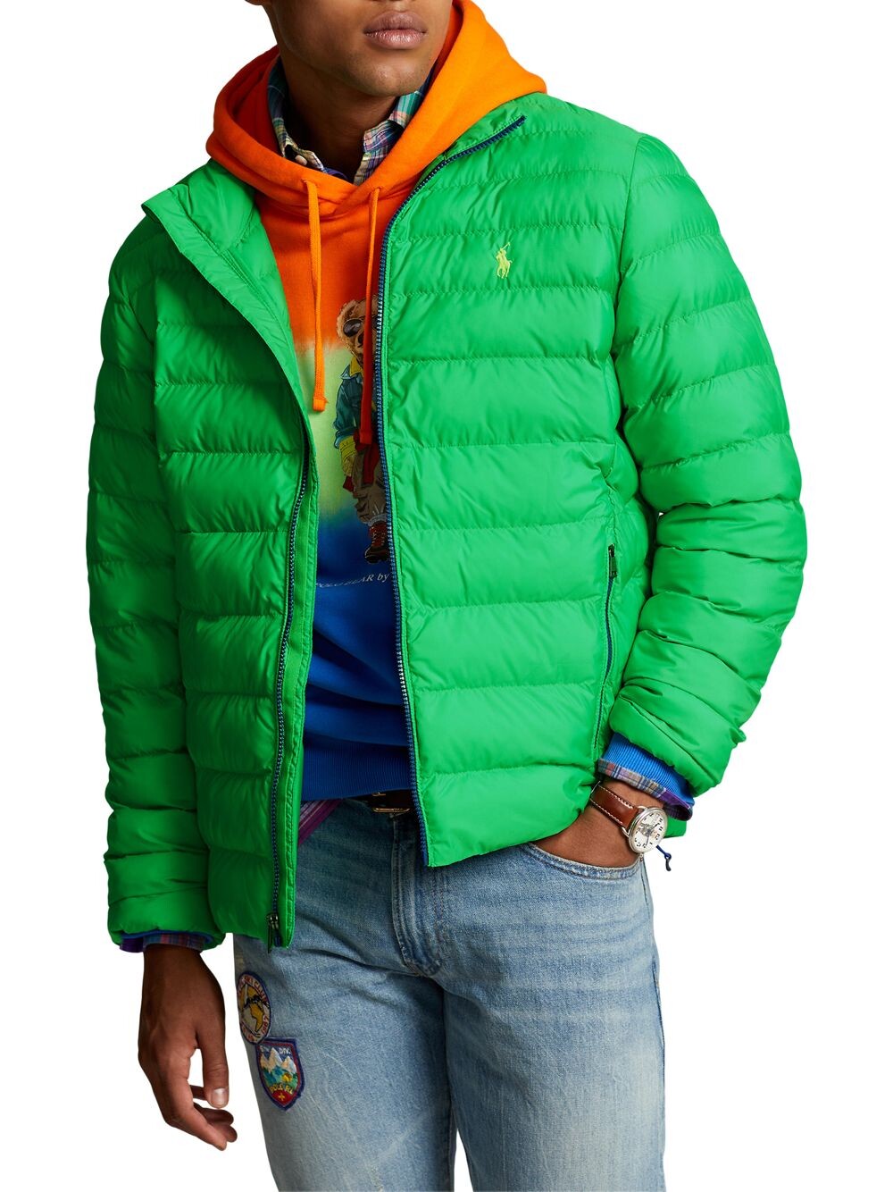 

Неоновая вечная куртка Polo Ralph Lauren, зеленый