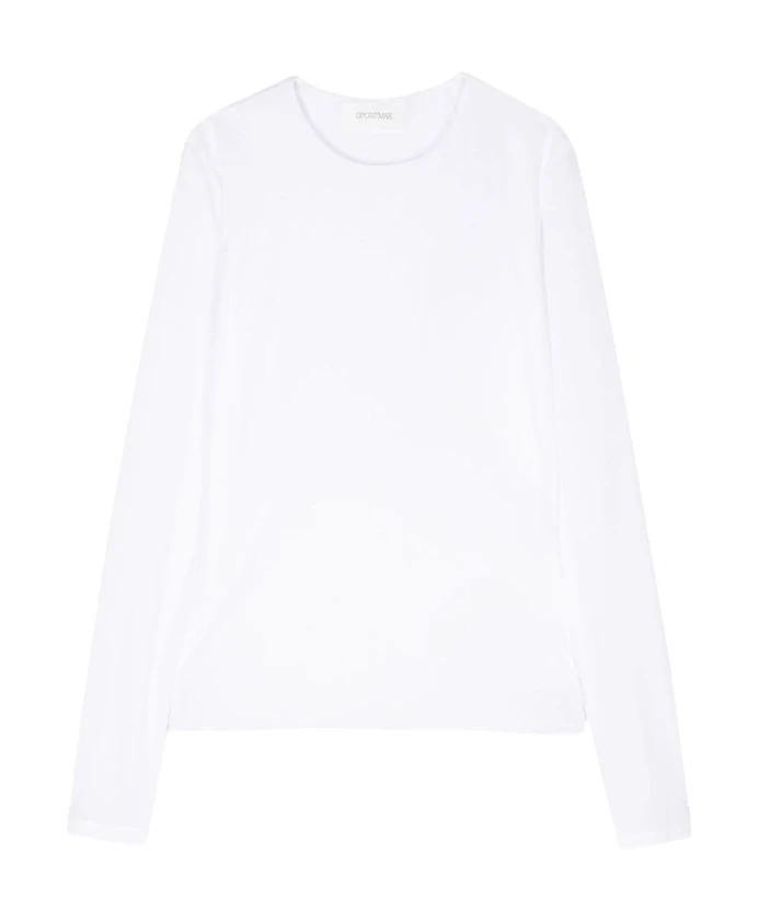 

Футболка из джерси стандартного кроя Sportmax, белый