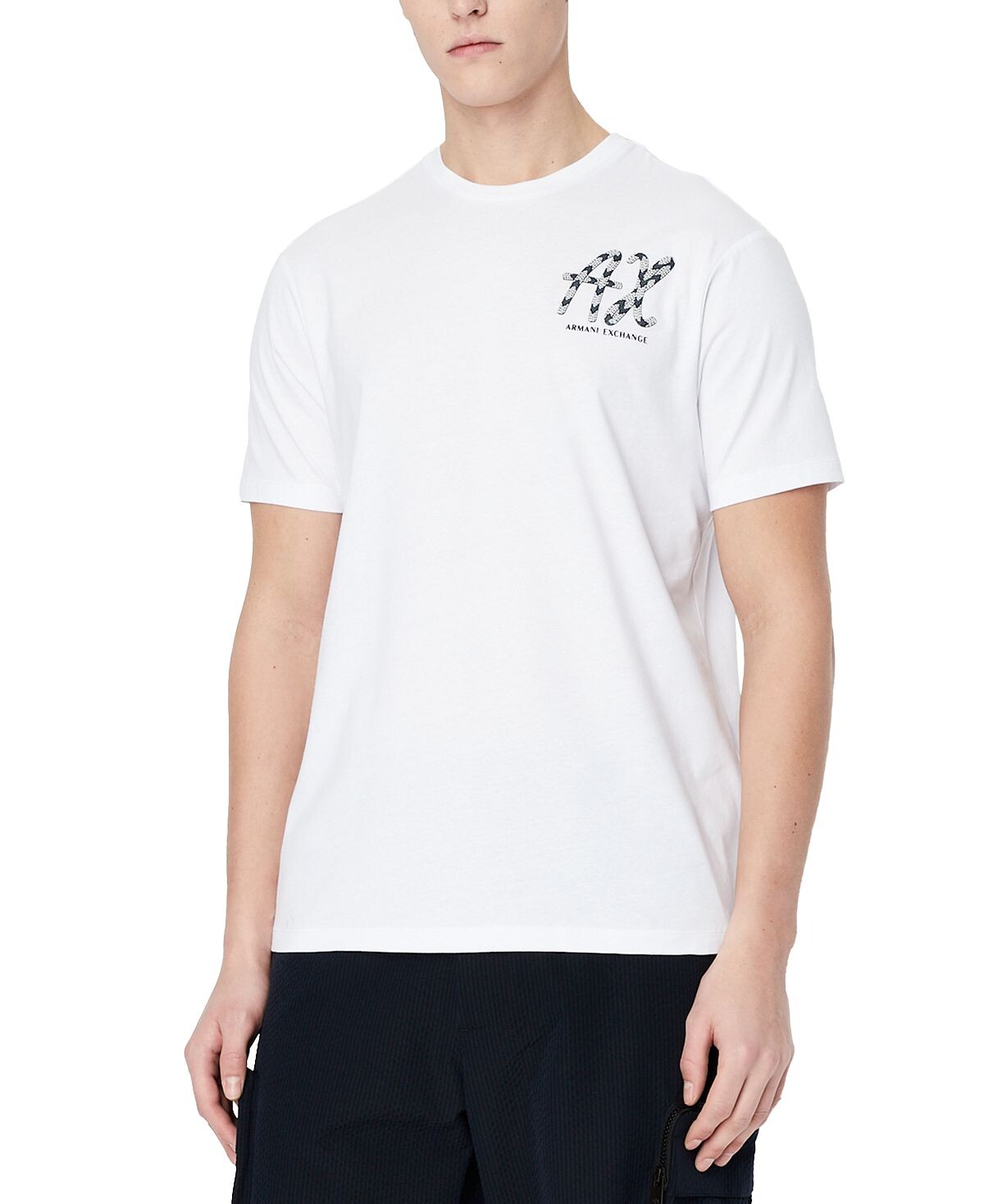 

Мужская футболка с графическим логотипом Rope Armani Exchange