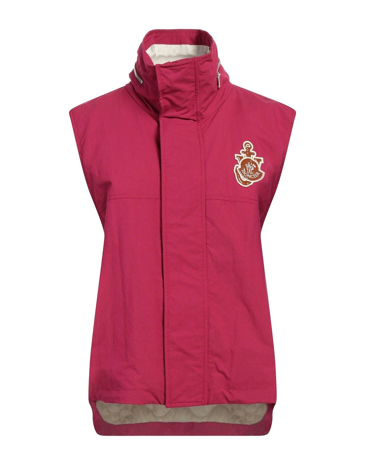 

Пуховик Moncler, пурпурный