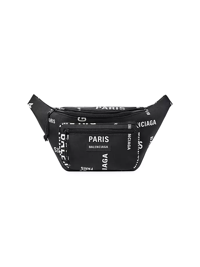 

Поясной рюкзак Explorer Bal Paris Allover Balenciaga, черный