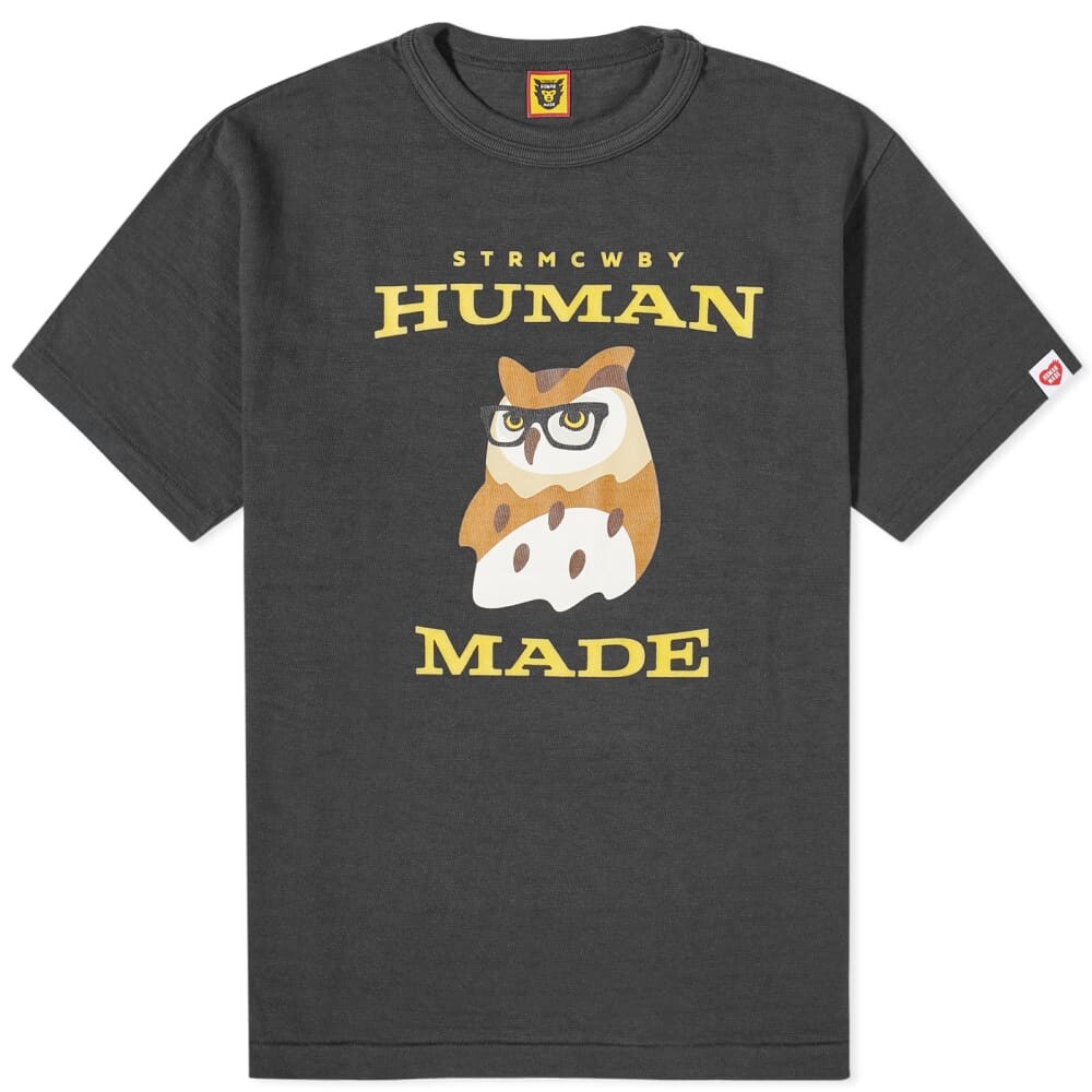 

Футболка в очках с изображением совы Human Made, черный