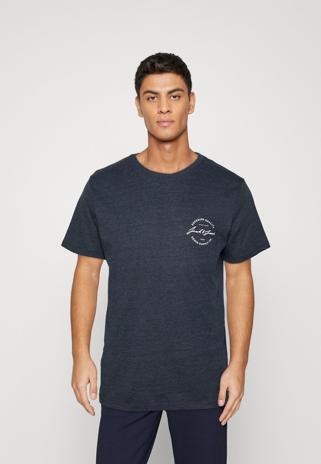 

Футболка с принтом Jack & Jones, темно-синий
