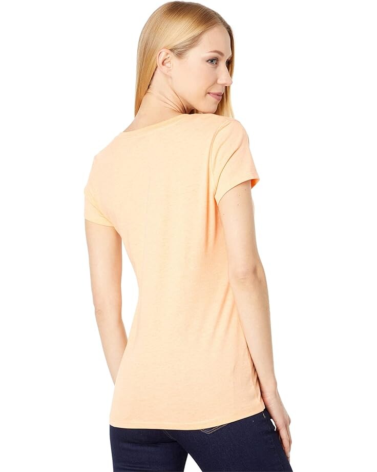 

Футболка U.S. POLO ASSN. Iconic V-Neck Tee, цвет Gloaming Orange Heather