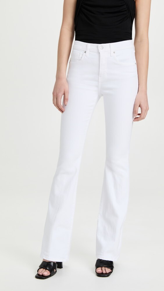 

Джинсы Veronica Beard Jean Beverly Skinny Flare, белый