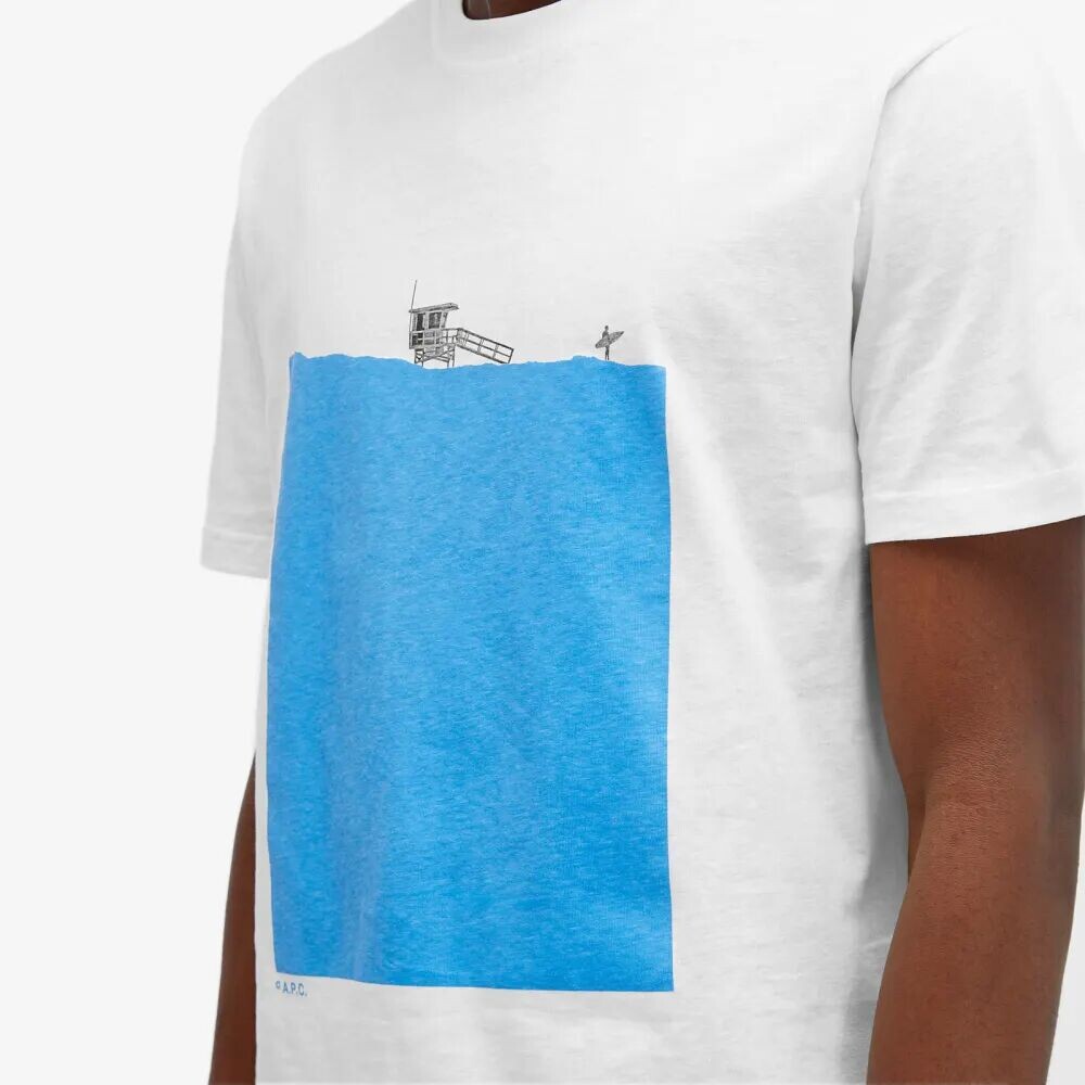 

A.P.C. Футболка с надписью «crush», белый