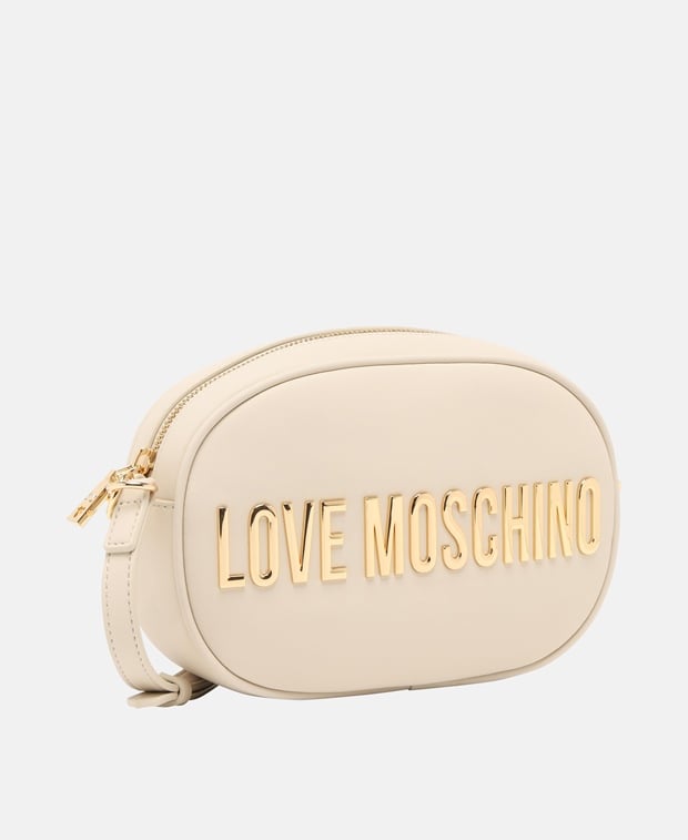 

Кожаная сумка через плечо Love Moschino, песочный