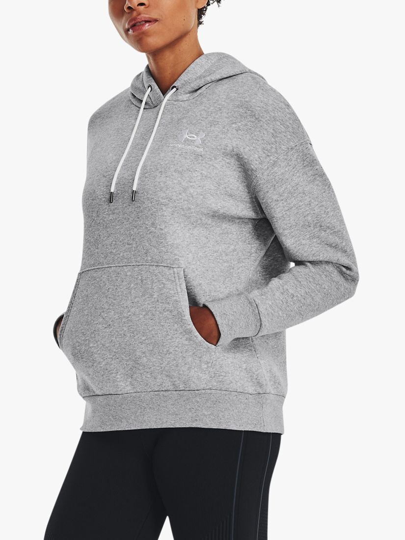 

Флисовая толстовка Essential Under Armour, серый хизер/белый