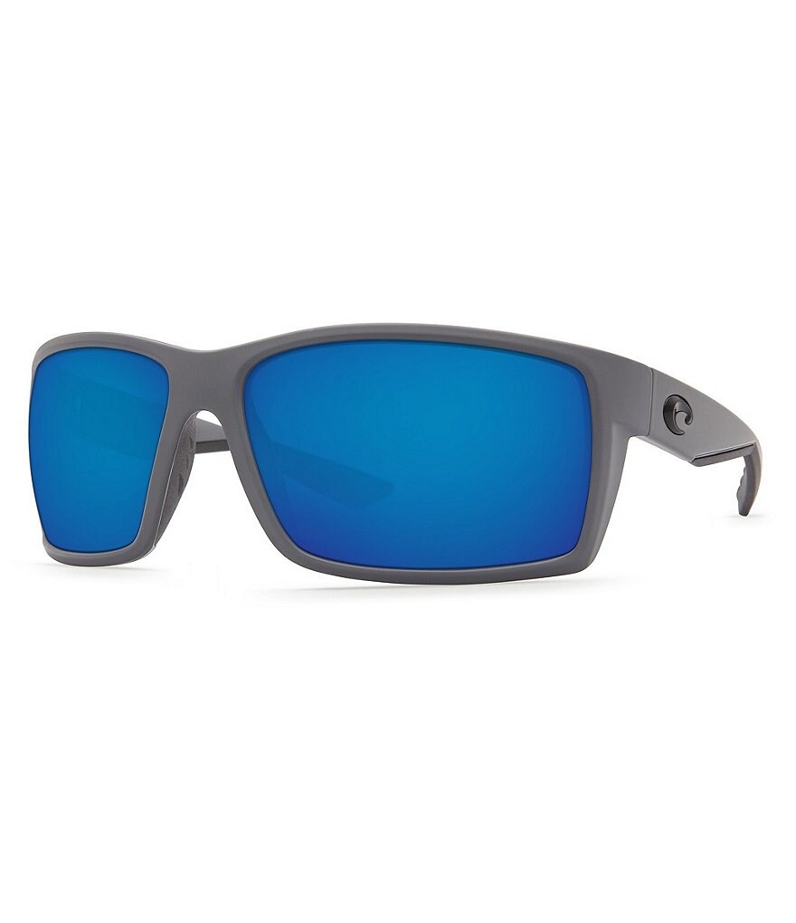 Costa Reefton Blackout поляризационные зеркальные прямоугольные солнцезащитные очки, серый