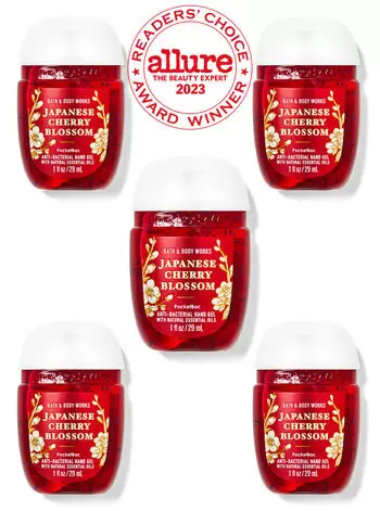 

Дезинфицирующее средство для рук Pocketbac, 5 шт. в упаковке Japanese Cherry Blossom, 1 fl oz / 29 mL Each, Bath and Body Works
