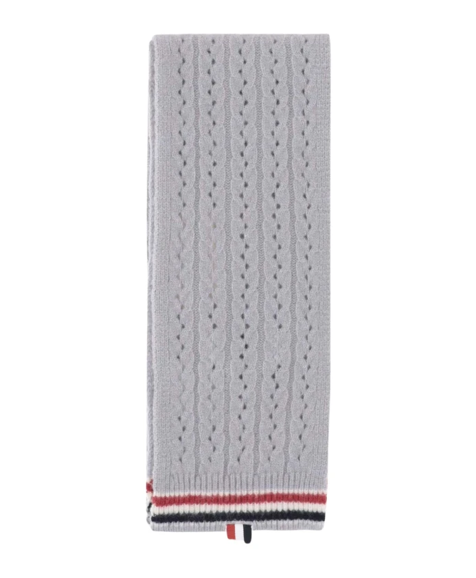 

Зимние шарфы Thom Browne, серый