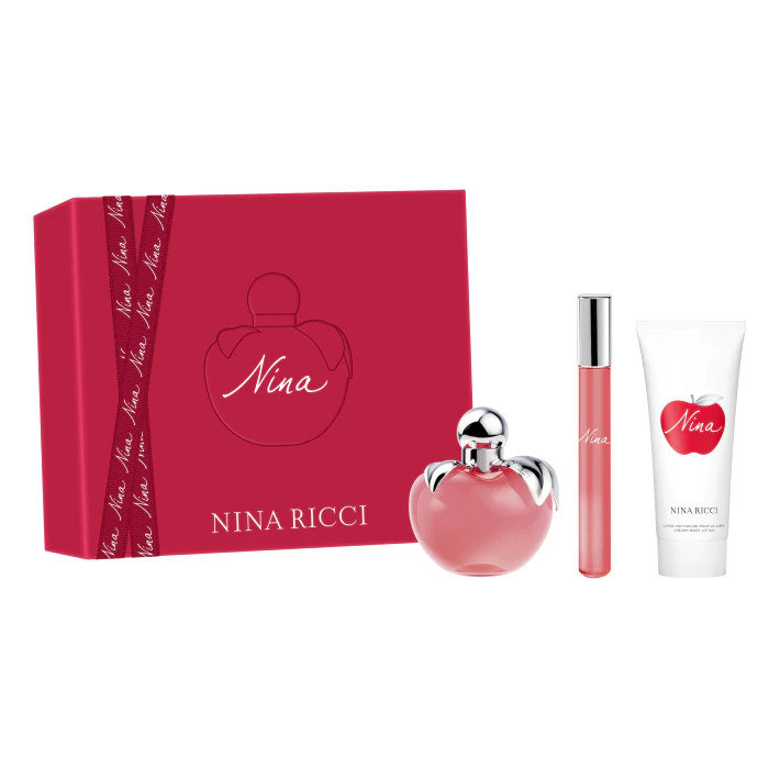 

Женская туалетная вода Nina Eau de Toilette Estuche de regalo Nina Ricci, EDT 50 ml + Body Lotion 75 ml + Roll-on