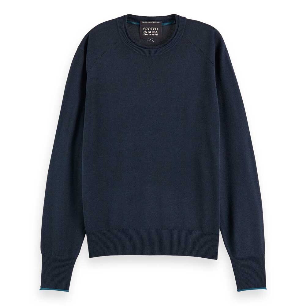 

Свитер Scotch & Soda Basic Crew Neck, синий