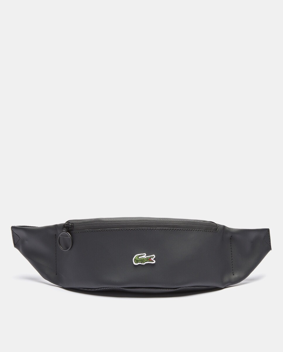 

Черная поясная сумка на молнии Lacoste, черный