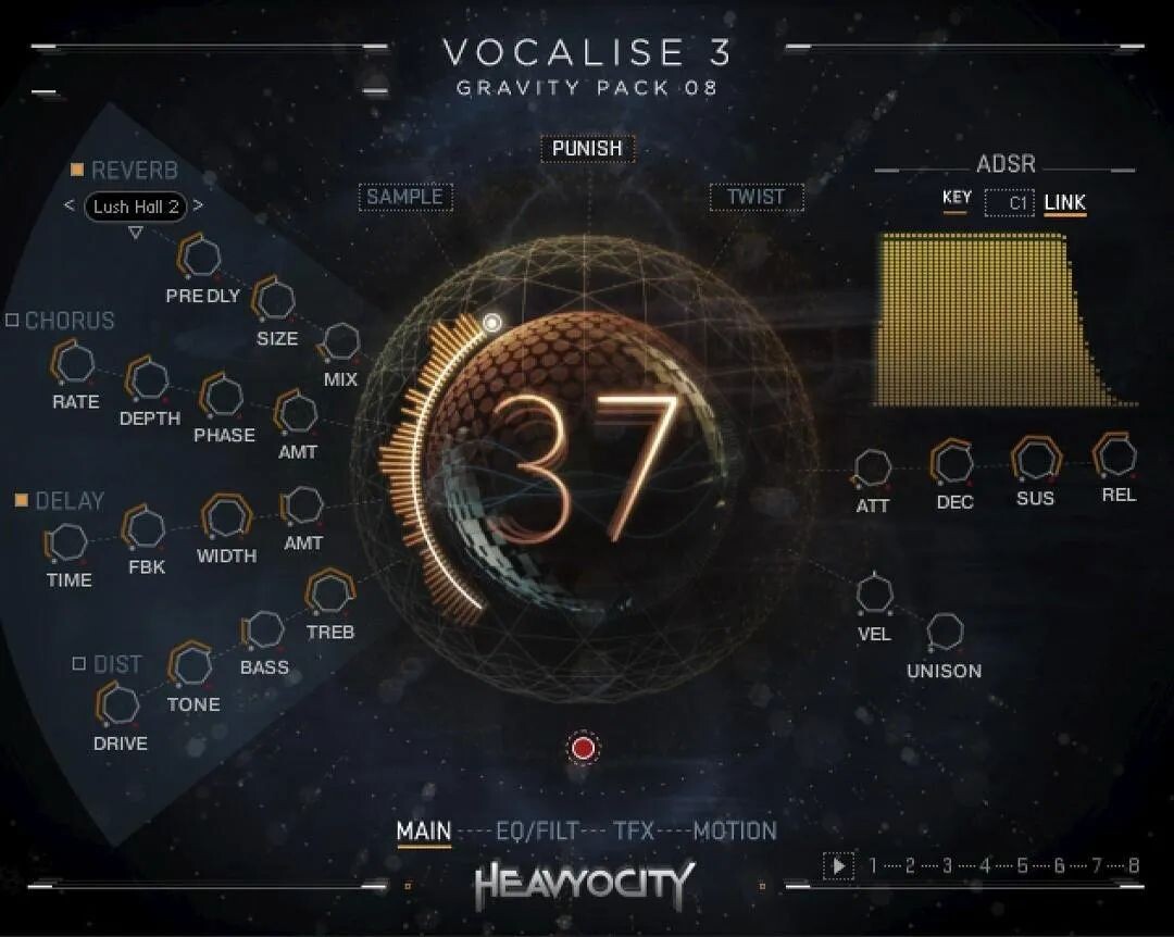 

Программное обеспечение для вокального синтезатора Heavyocity Vocalise 3