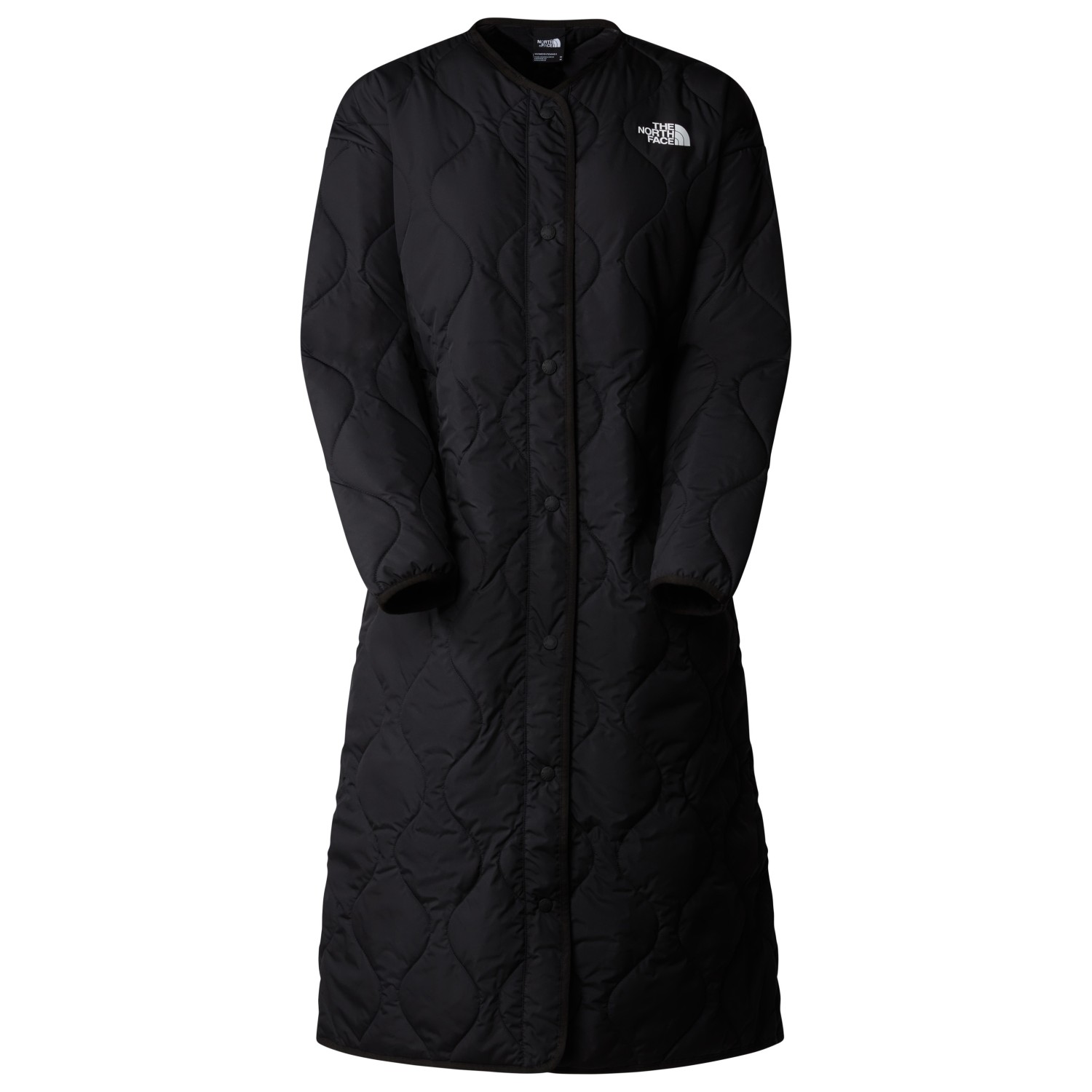 Пальто The North Face Women's Ampato Quilted Liner Long, цвет TNF Black