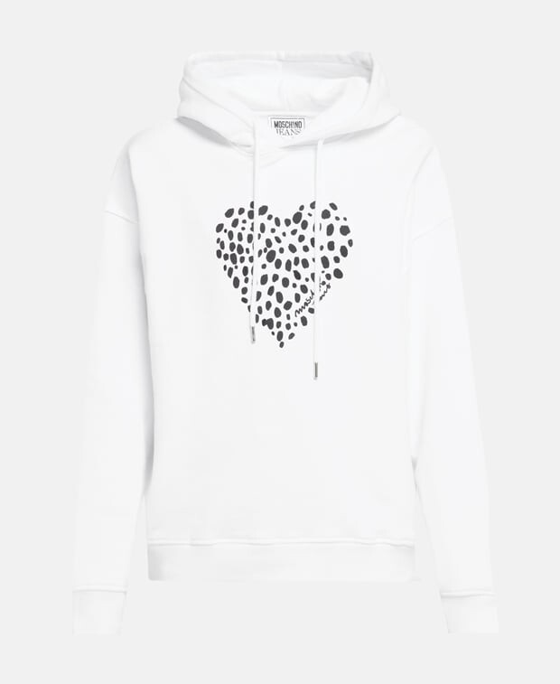 

Толстовка с капюшоном Moschino, белый