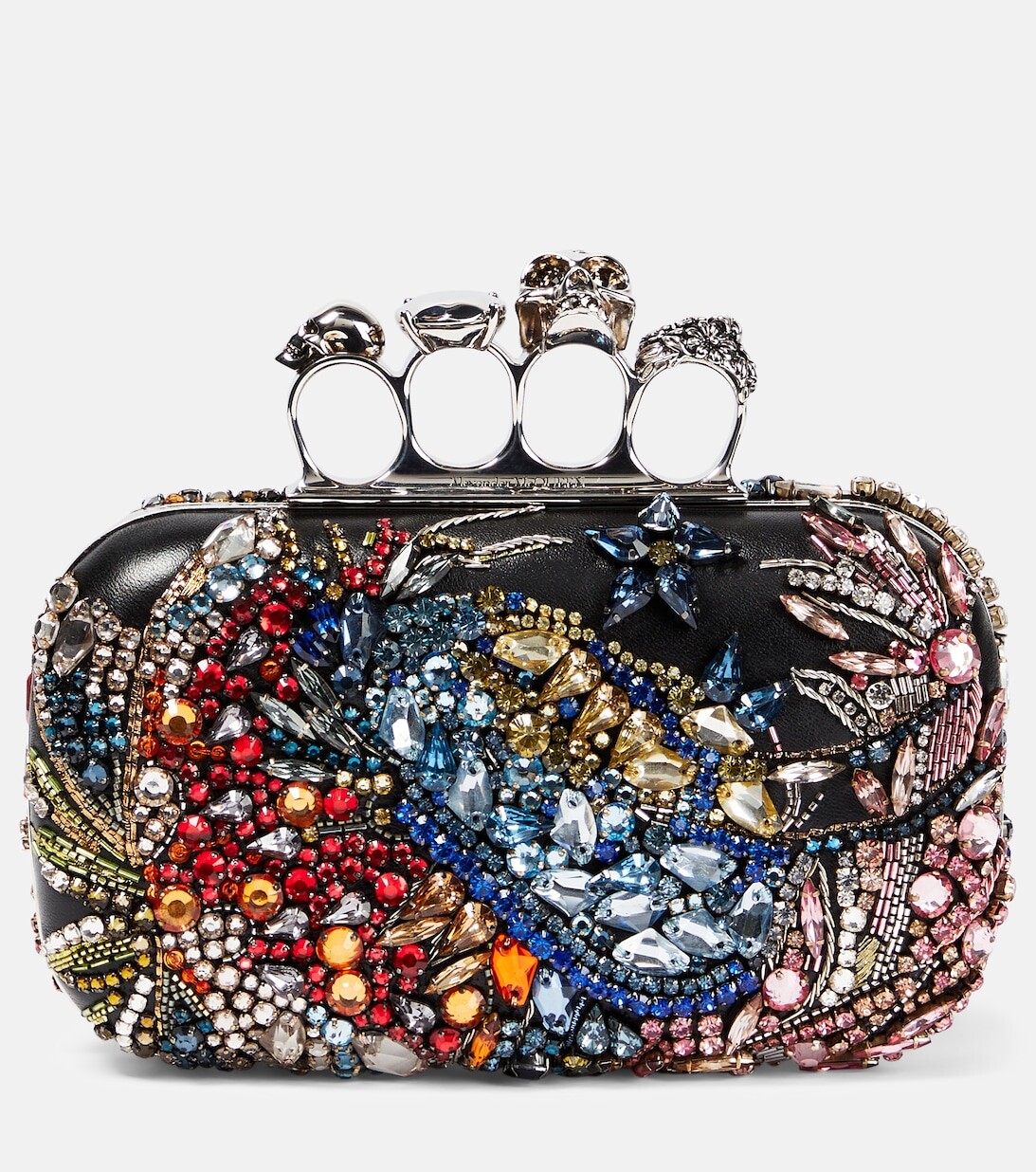 

Декорированный клатч Hieronymus Bosch Knuckle Alexander McQueen, разноцветный