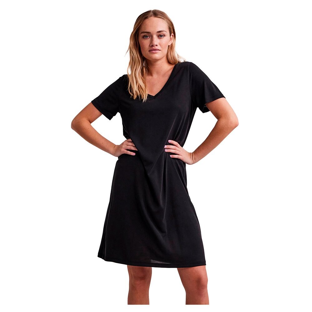 

Длинное платье Pieces Kamala V Neck Short Sleeve, черный