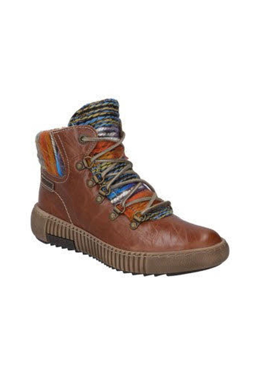 

Зимние ботильоны Josef Seibel, цвет Brandy Multi