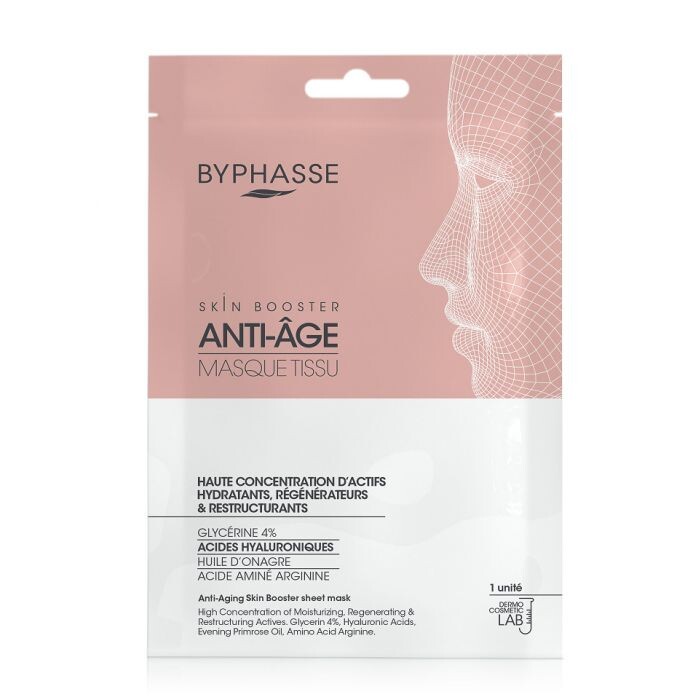 

Маска для лица Mascarilla Facial Antiedad Tissue Skin Booster Byphasse, 18 ml