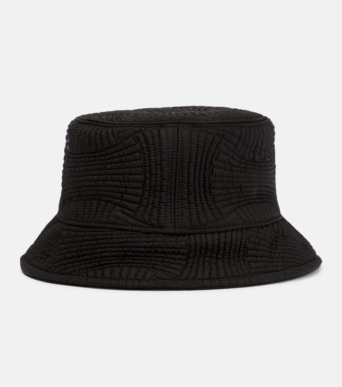 

Панама из стеганого нейлона Bottega Veneta, черный