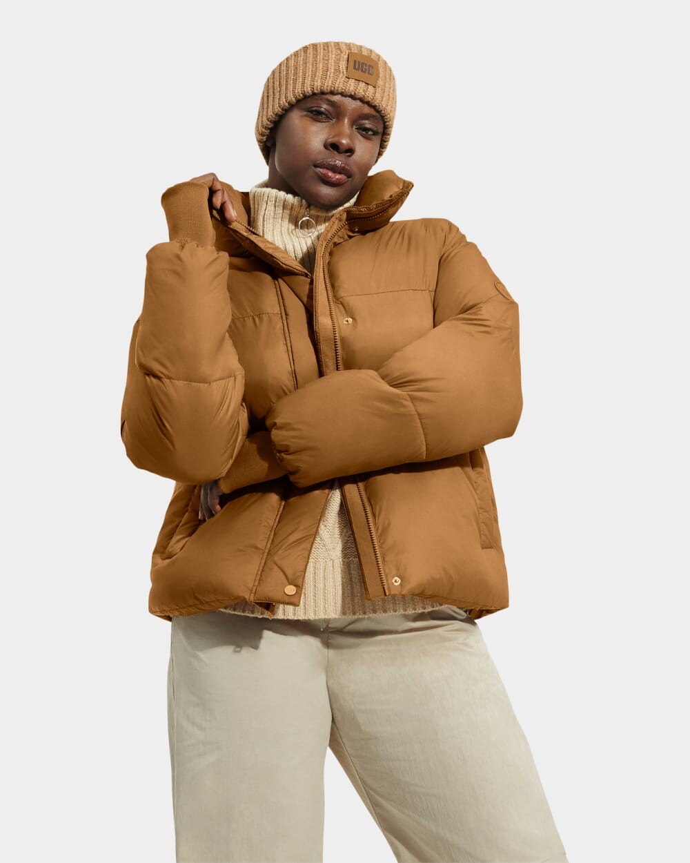 

Верхняя одежда Vickie Puffer Jacket UGG, коричневый