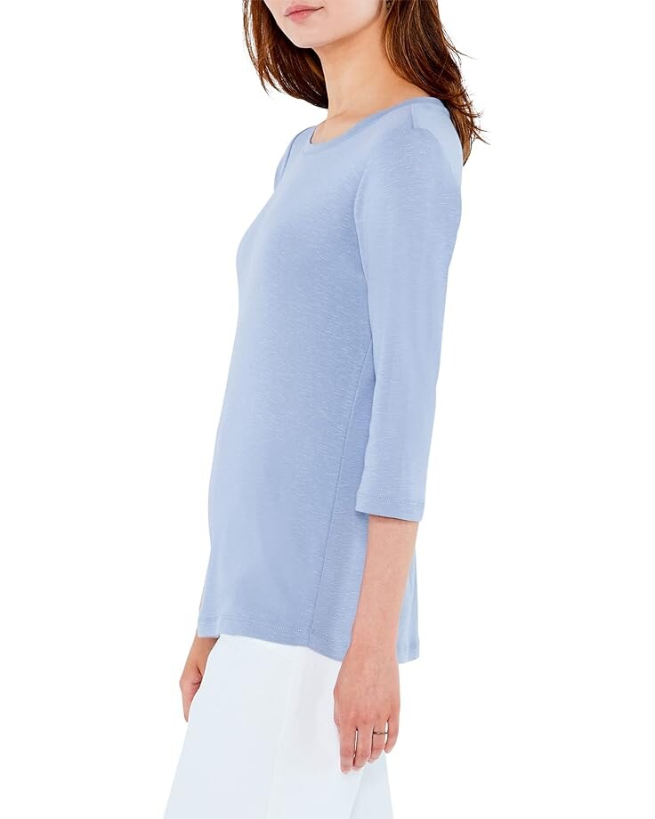 

Футболка NIC+ZOE 3/4 Sleeve Boat Tee, цвет Cloud