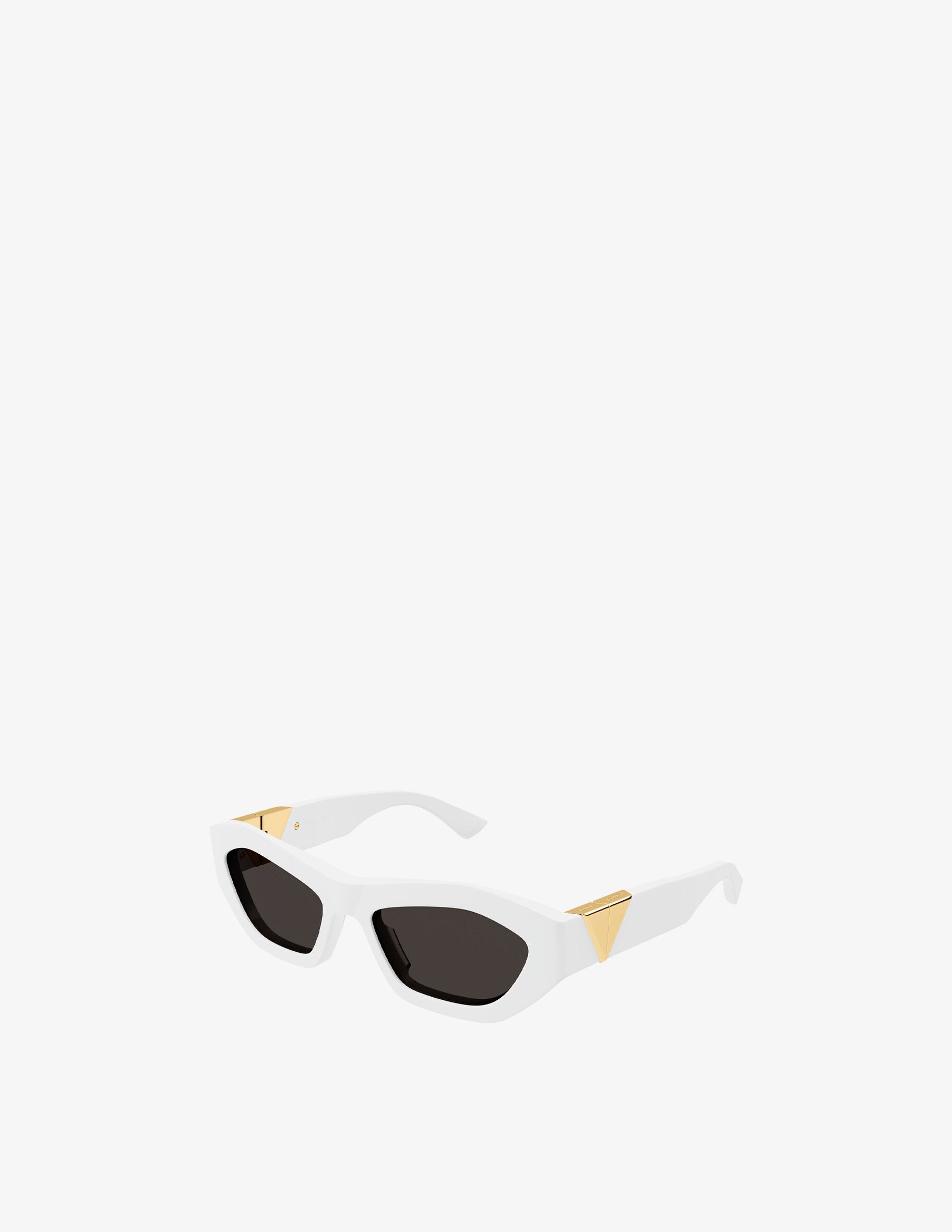 Солнцезащитные очки BV1221S округлой формы Bottega Veneta, цвет Bianco