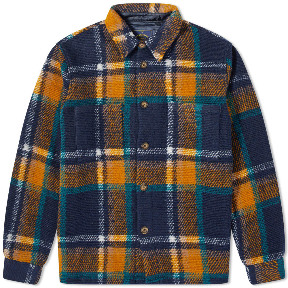 Portuguese Flannel Трикотажная Рубашка в клетку tarnish metal debut tassels istanbul cut navy blue amber squeezing