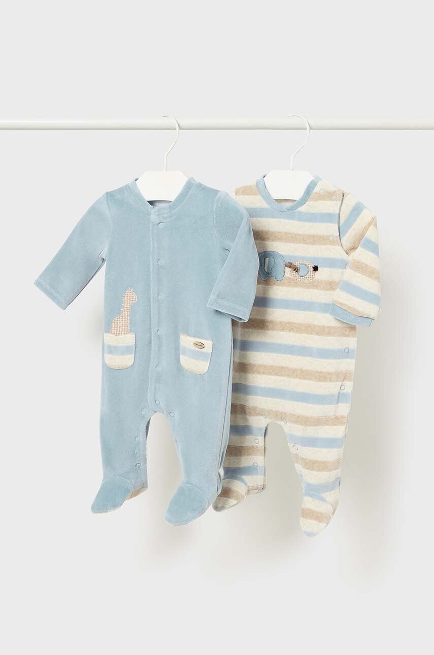 

Комплект комбинезонов Mayoral для новорожденных, 2 шт Mayoral Newborn, синий