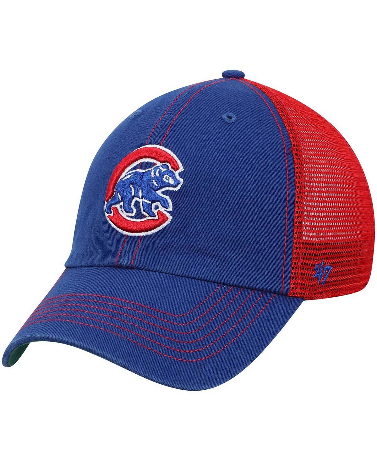 

Мужская красная кепка-траулер Royal Chicago Cubs Clean Up Trucker '47 Brand